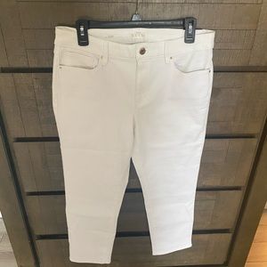 White House Black Market slim crop Jean